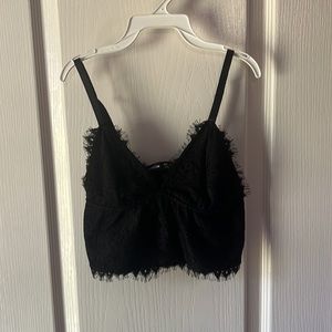 L21 SHEIN black bralette